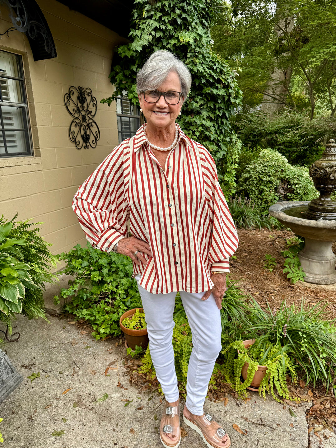 Kayla Stripe Top