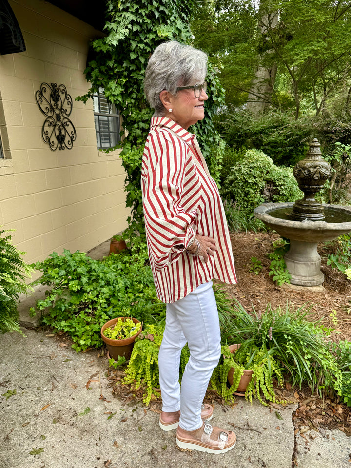 Kayla Stripe Top