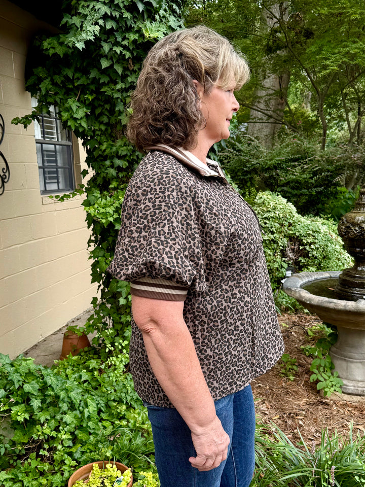 Amelia Animal Print Top