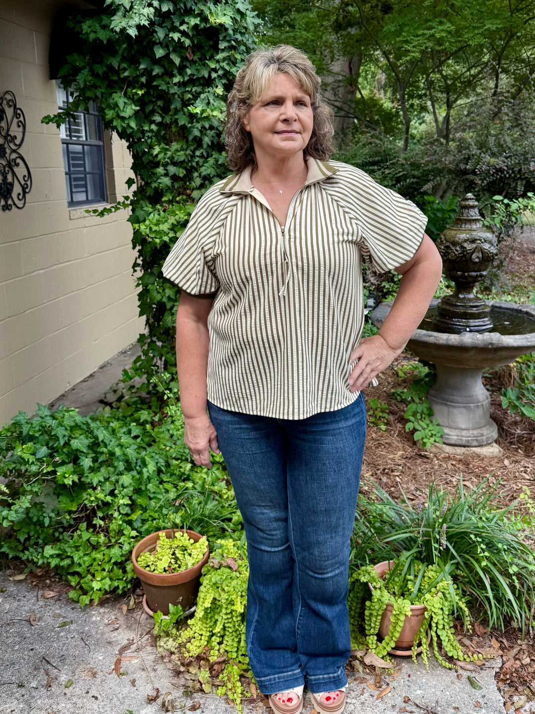 Denny Puff Sleeve Top