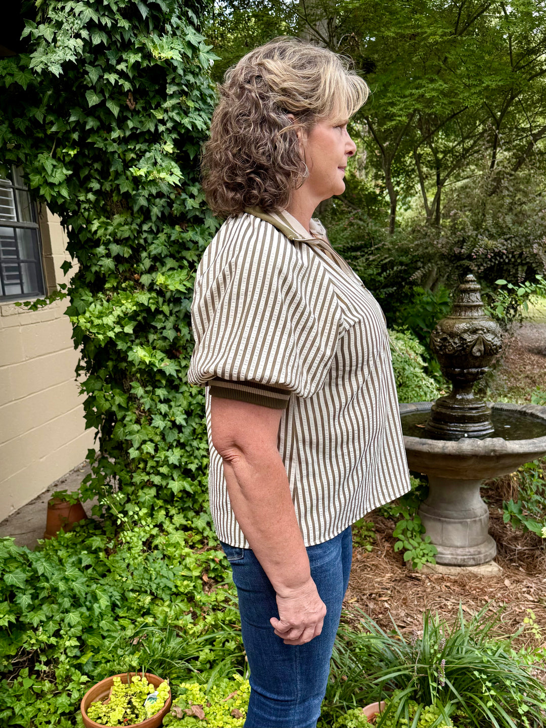Denny Puff Sleeve Top