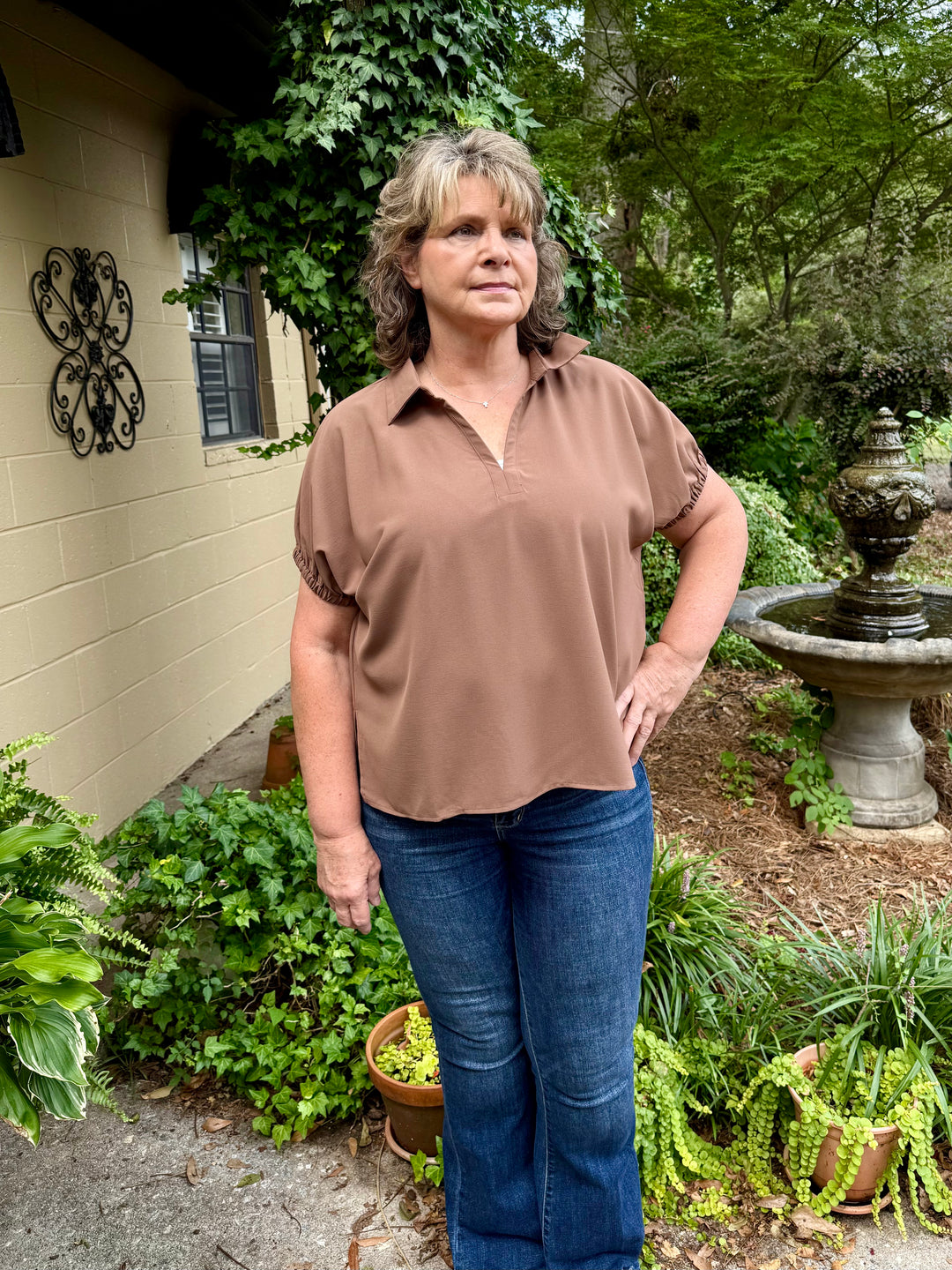 Audrey Short Sleeve Top