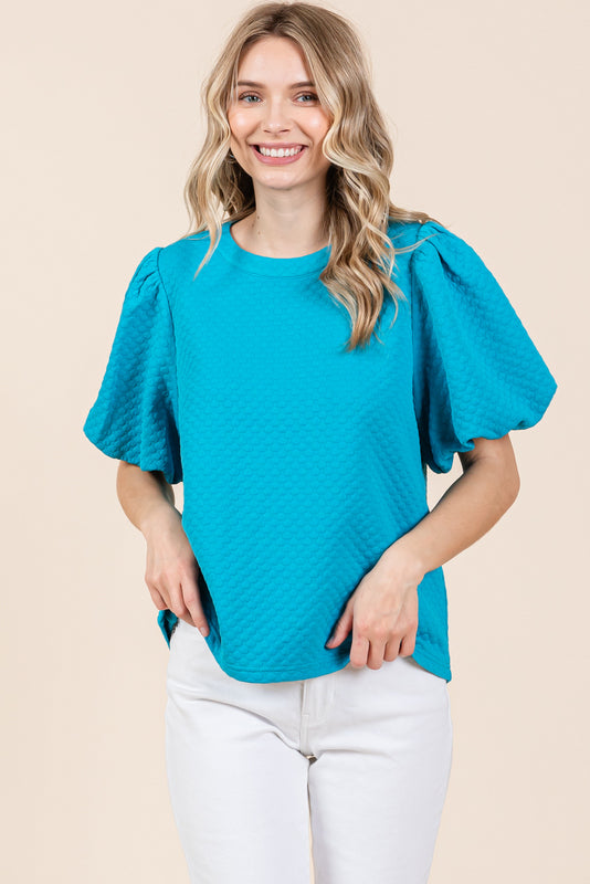 Alexis Puff Short Sleeve Top