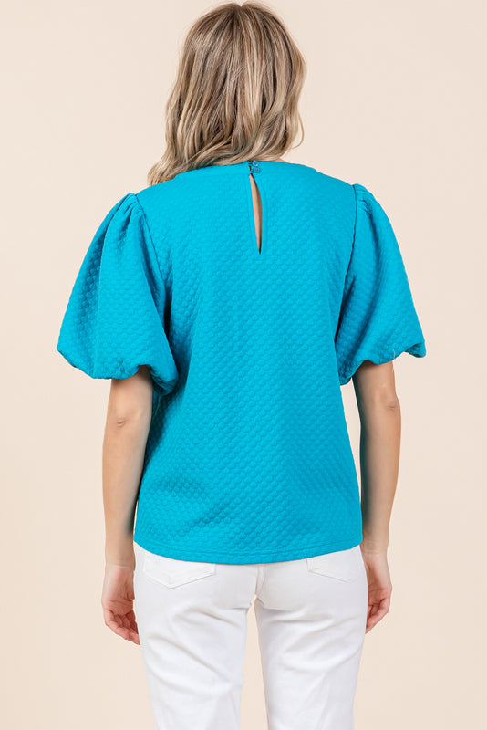 Alexis Puff Short Sleeve Top