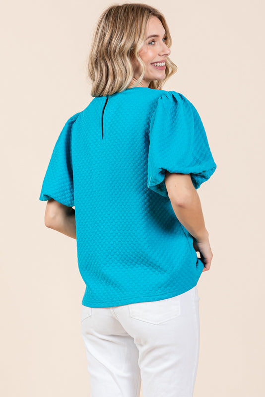Alexis Puff Short Sleeve Top