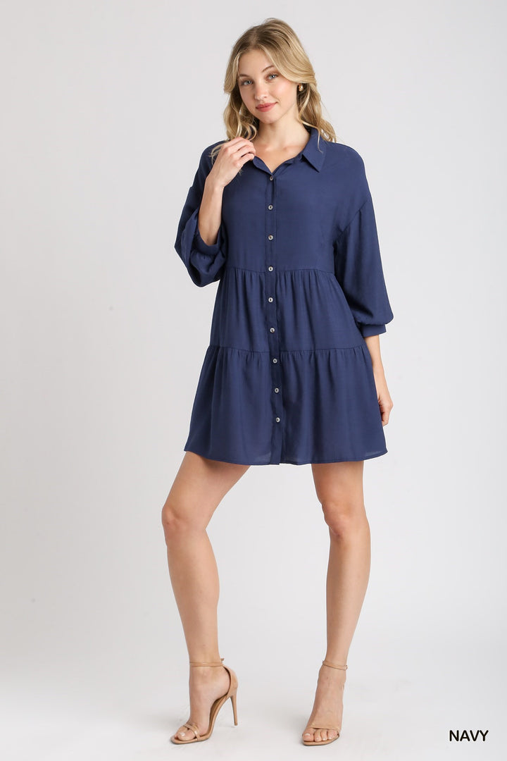 Jenn Bubble Sleeve Dress