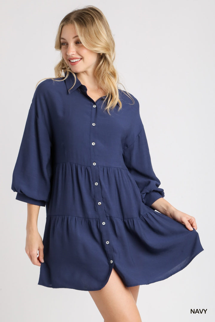 Jenn Bubble Sleeve Dress