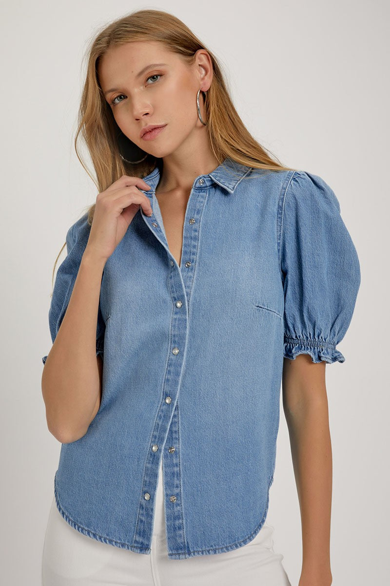 Brianne Denim Top