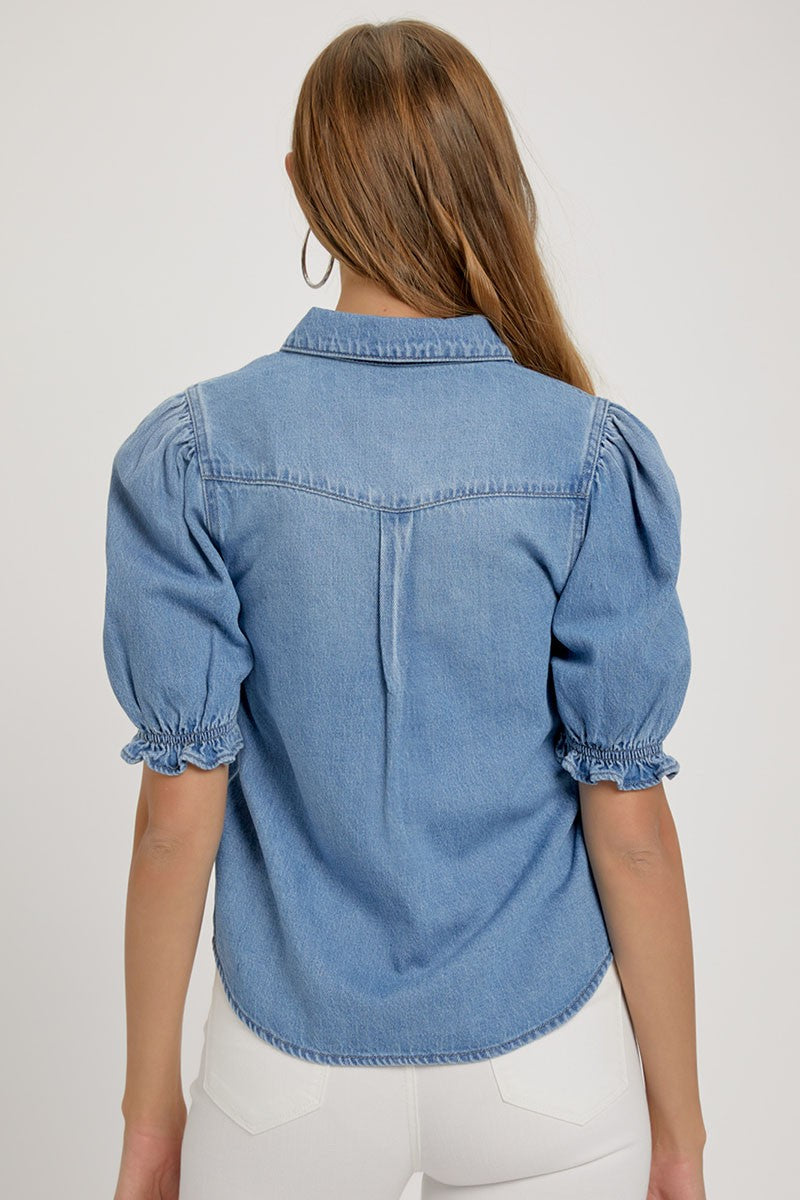 Brianne Denim Top