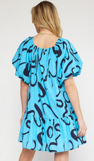 Terrie Bubble Sleeve Dress
