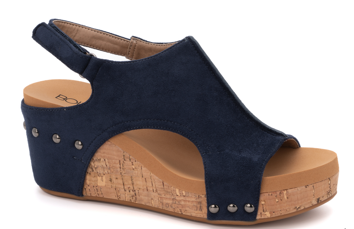 Corkys Carley Suede Wedge Sandal