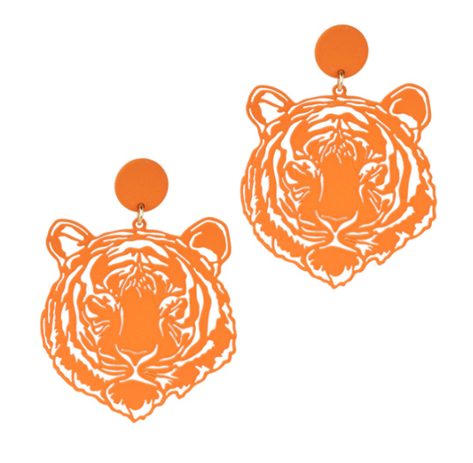 Auburn Tiger Earrings