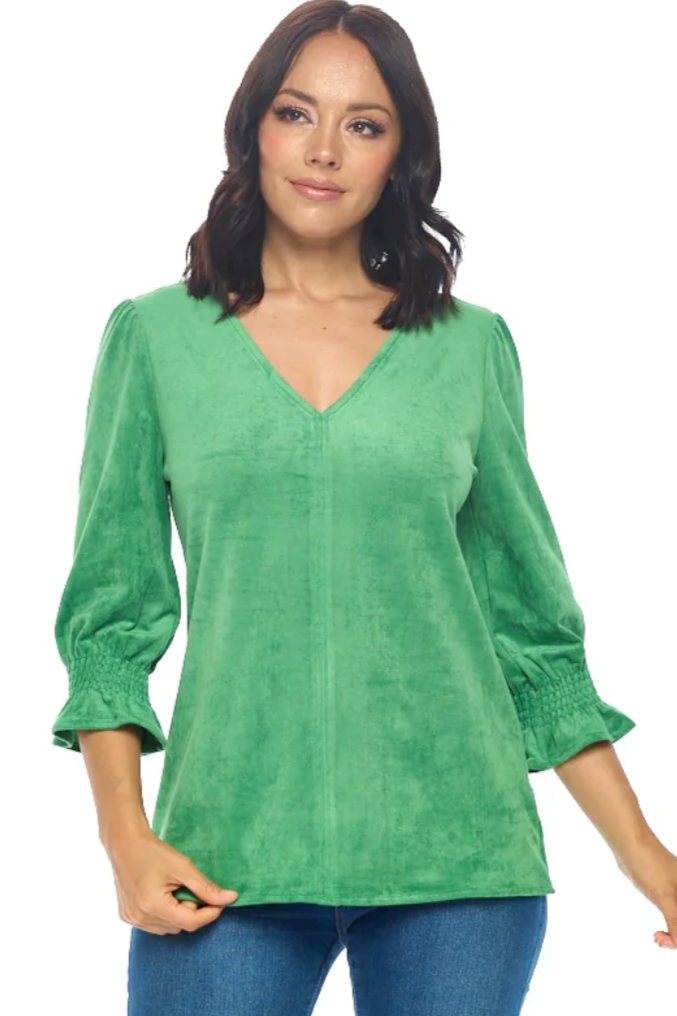 Elizabeth Ruffle Sleeve Top