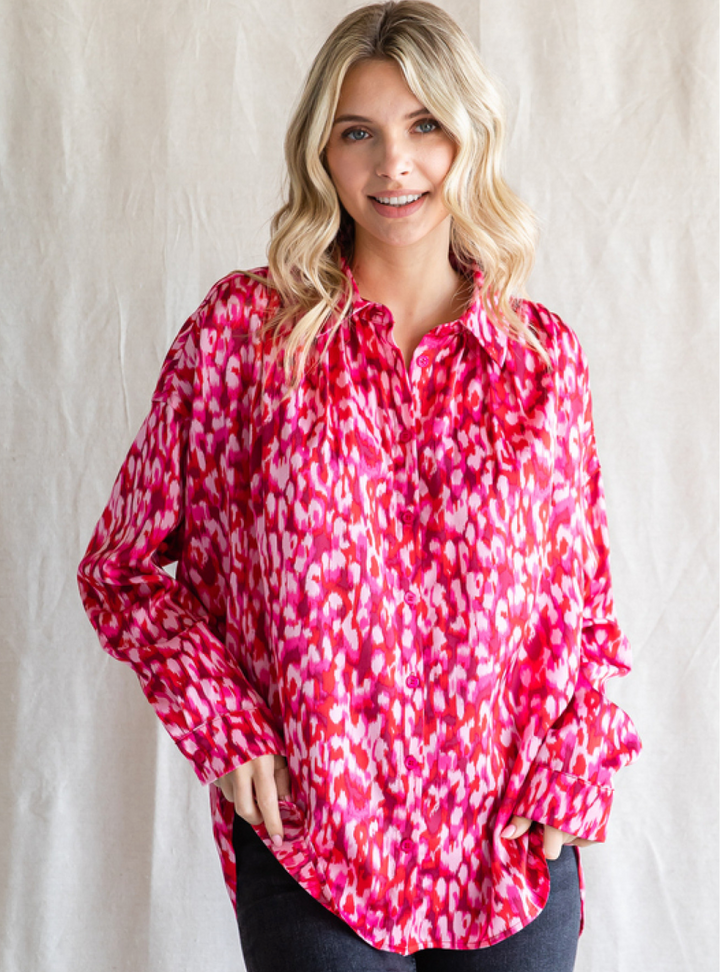 Selena Button Up Top
