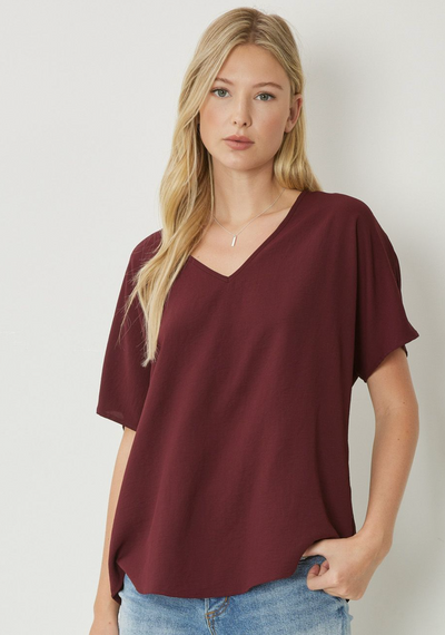 Lizzy V Neck Top