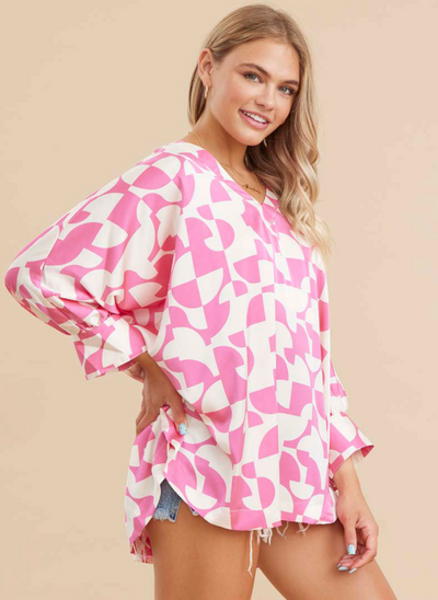 Dallas Print Top