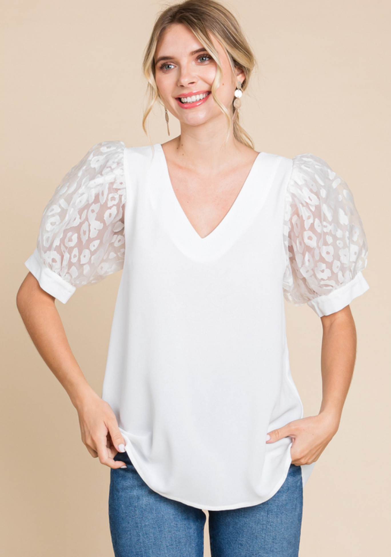 Trixie Puff Sleeve Top