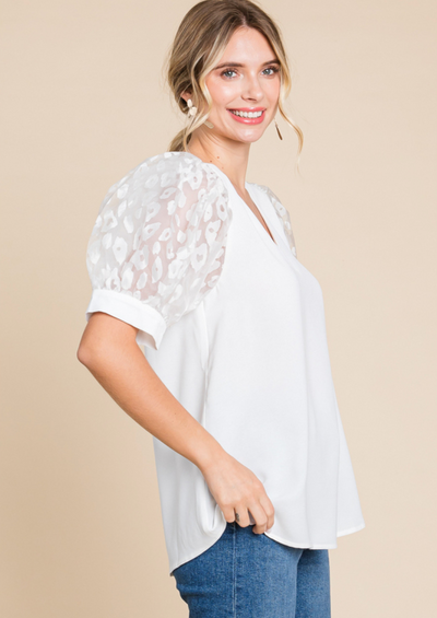 Trixie Puff Sleeve Top