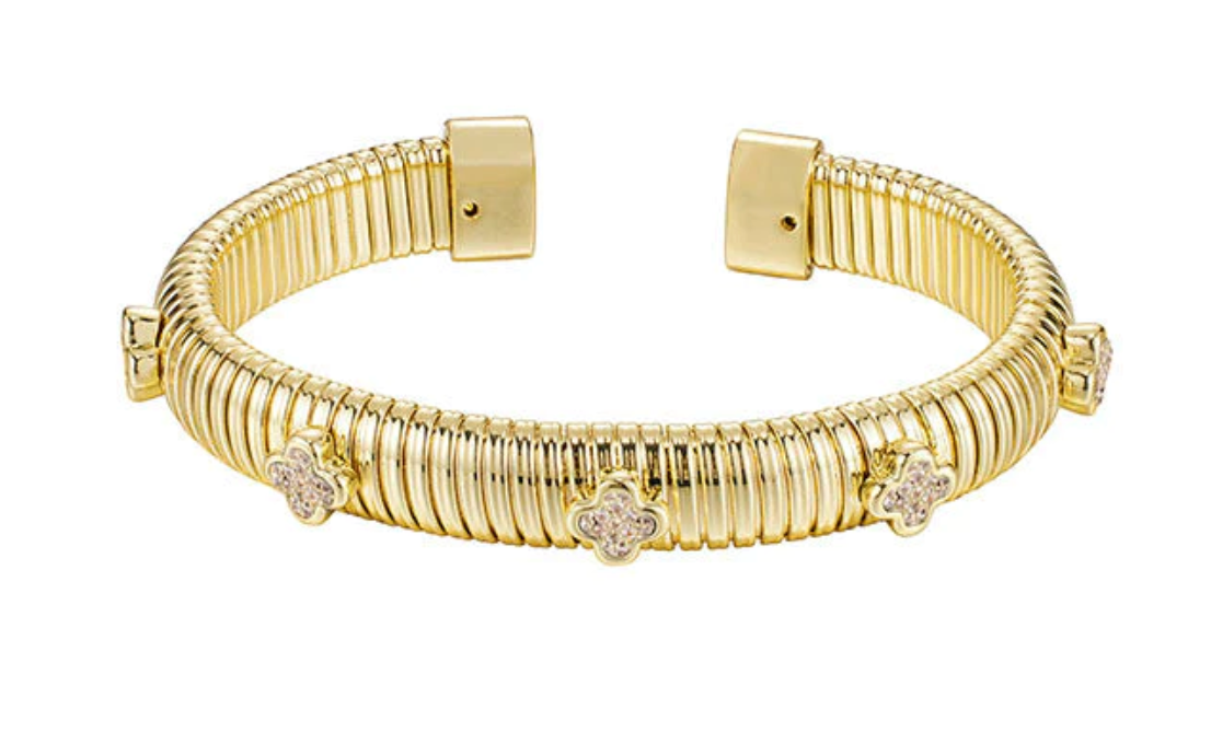 Dena Gold Bangle Bracelet