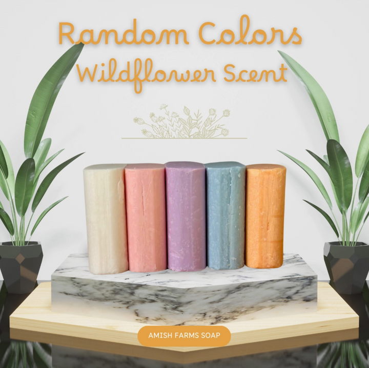 Amish Farms Soap 5-Bar Bag Color Bars + Fragrance