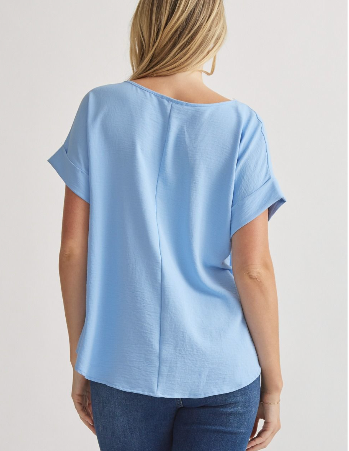 Betsy Solid Scoop Neck Top