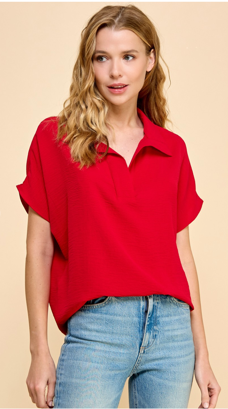 Tricia Short Sleeve Top