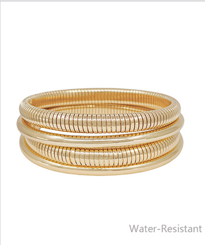 Annabelle Water Resistant Stack Bracelets