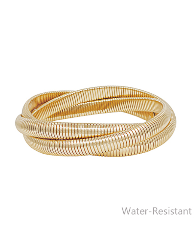 Wesley Water Resistant Coil Bracelet Set