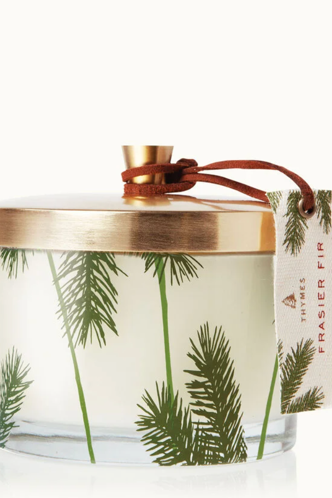 Frasier Fir Poured Candle, Pine Needle 3-Wick