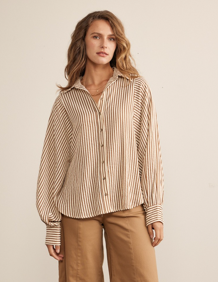 Phoebe Button Down Top