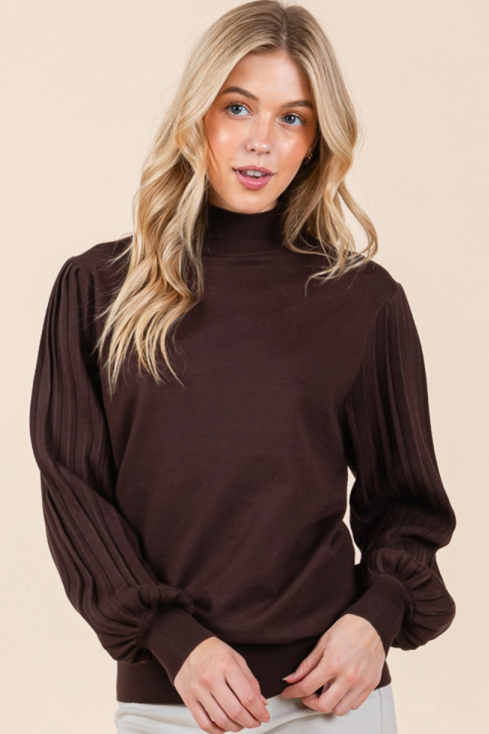 CoCo Mock Neck Sweater