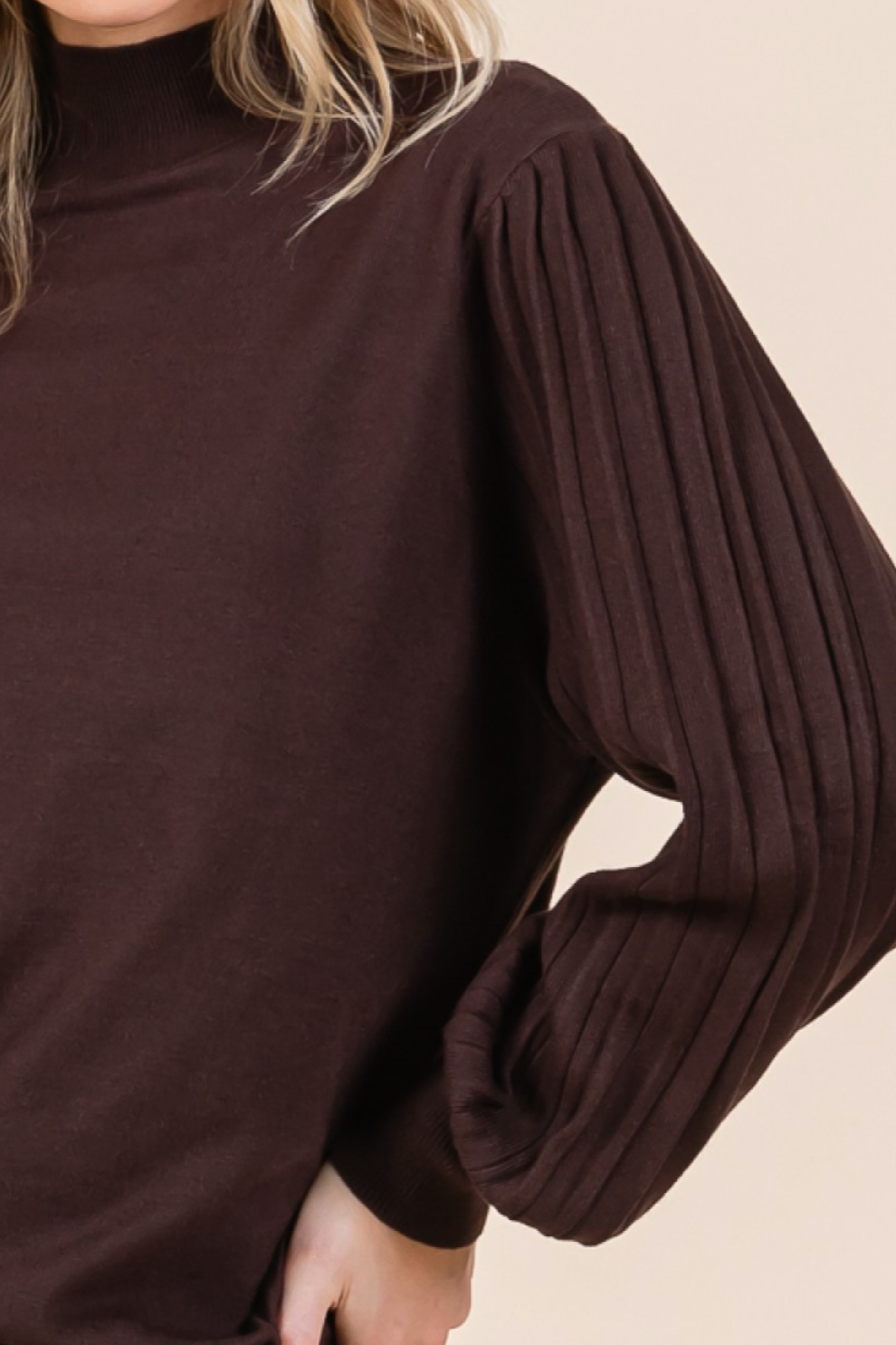 CoCo Mock Neck Sweater