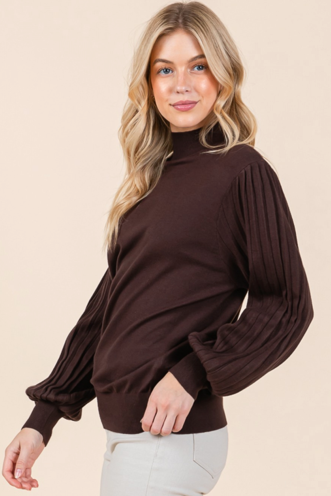 CoCo Mock Neck Sweater