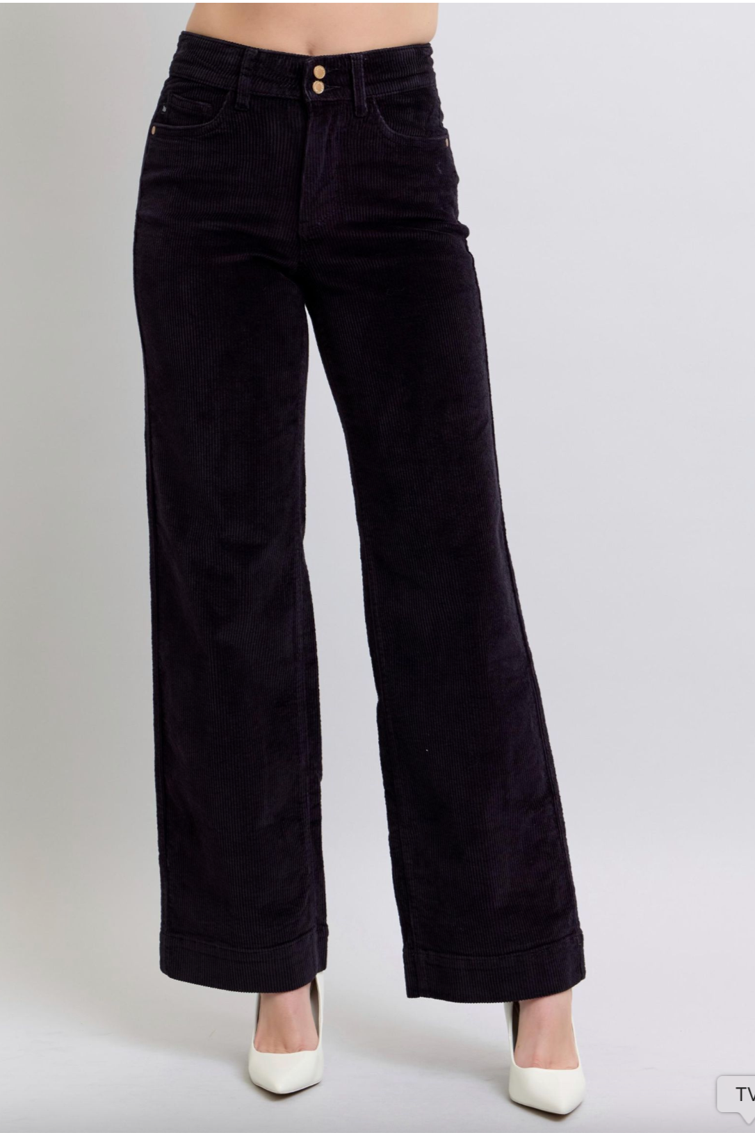 Audrey High Waist Corduroy Trouser