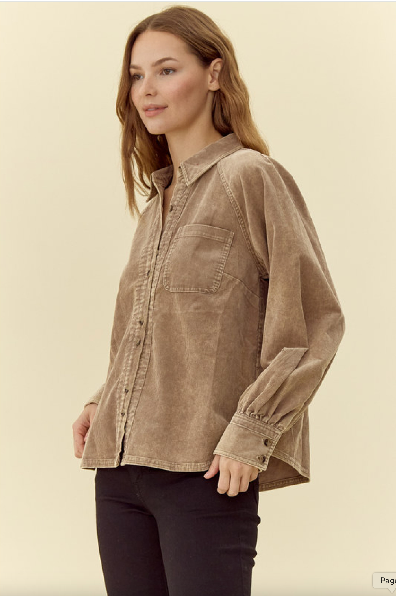 Lillian Button Down Top