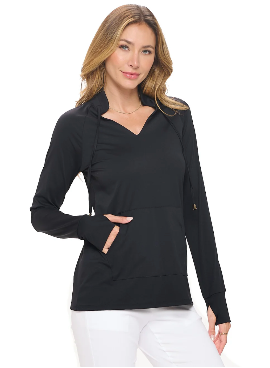 Scarlett Thumbhole Polo Top