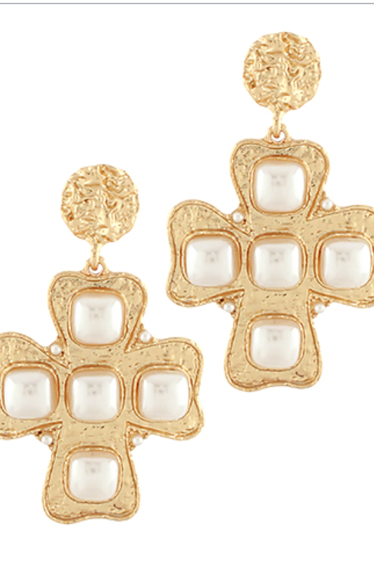 Ava Cross Earrings