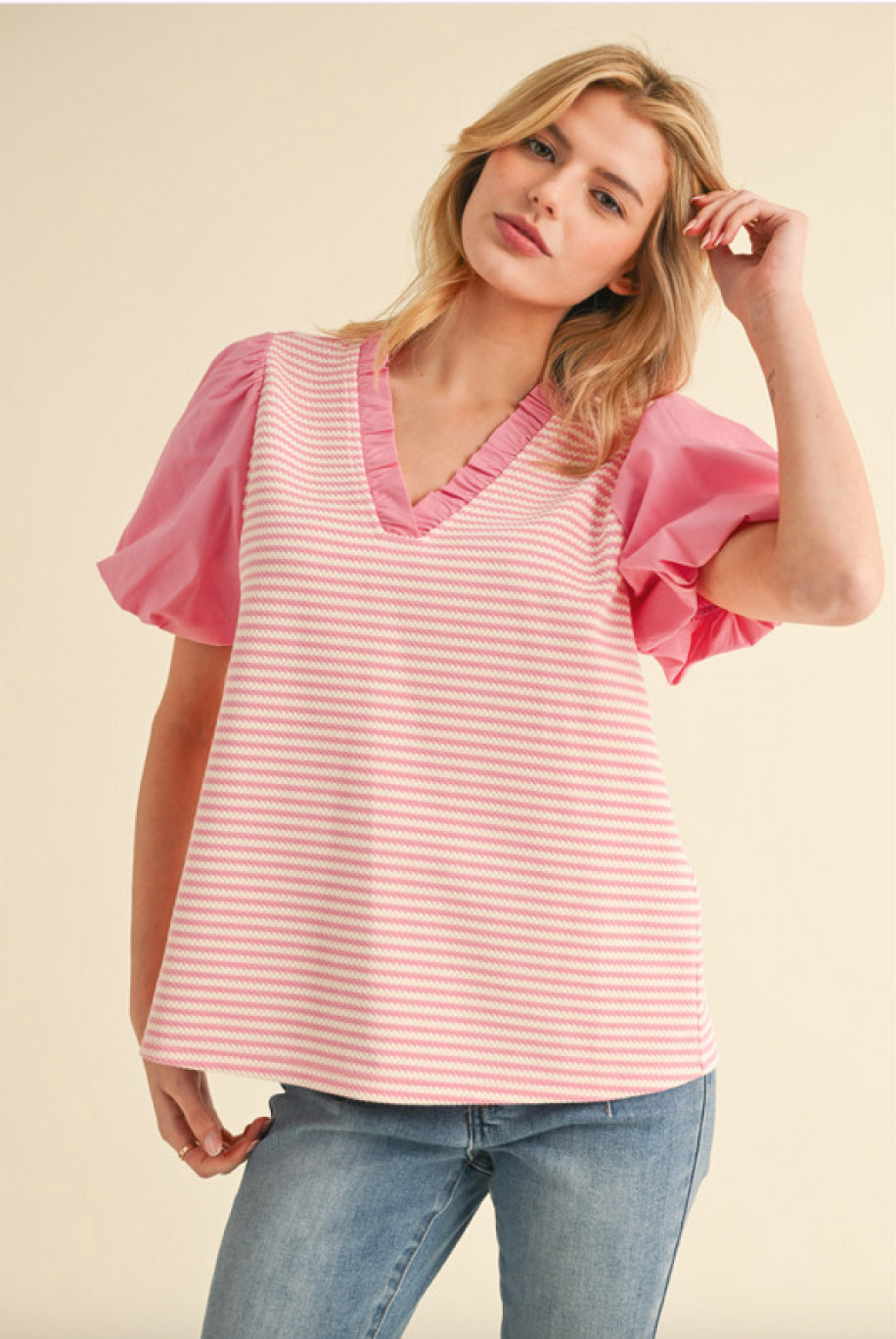 Rachel Short Sleeve Top