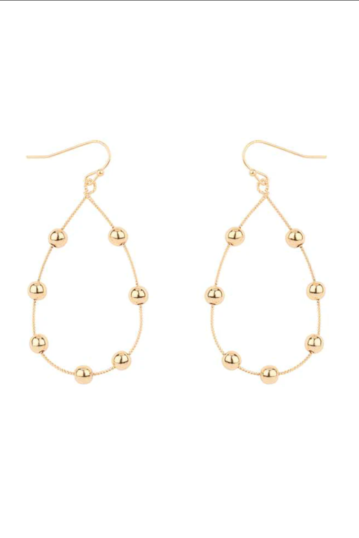 Maison Bead Teardrop Earrings