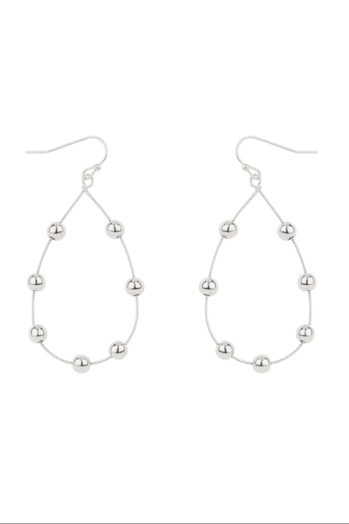 Maison Bead Teardrop Earrings