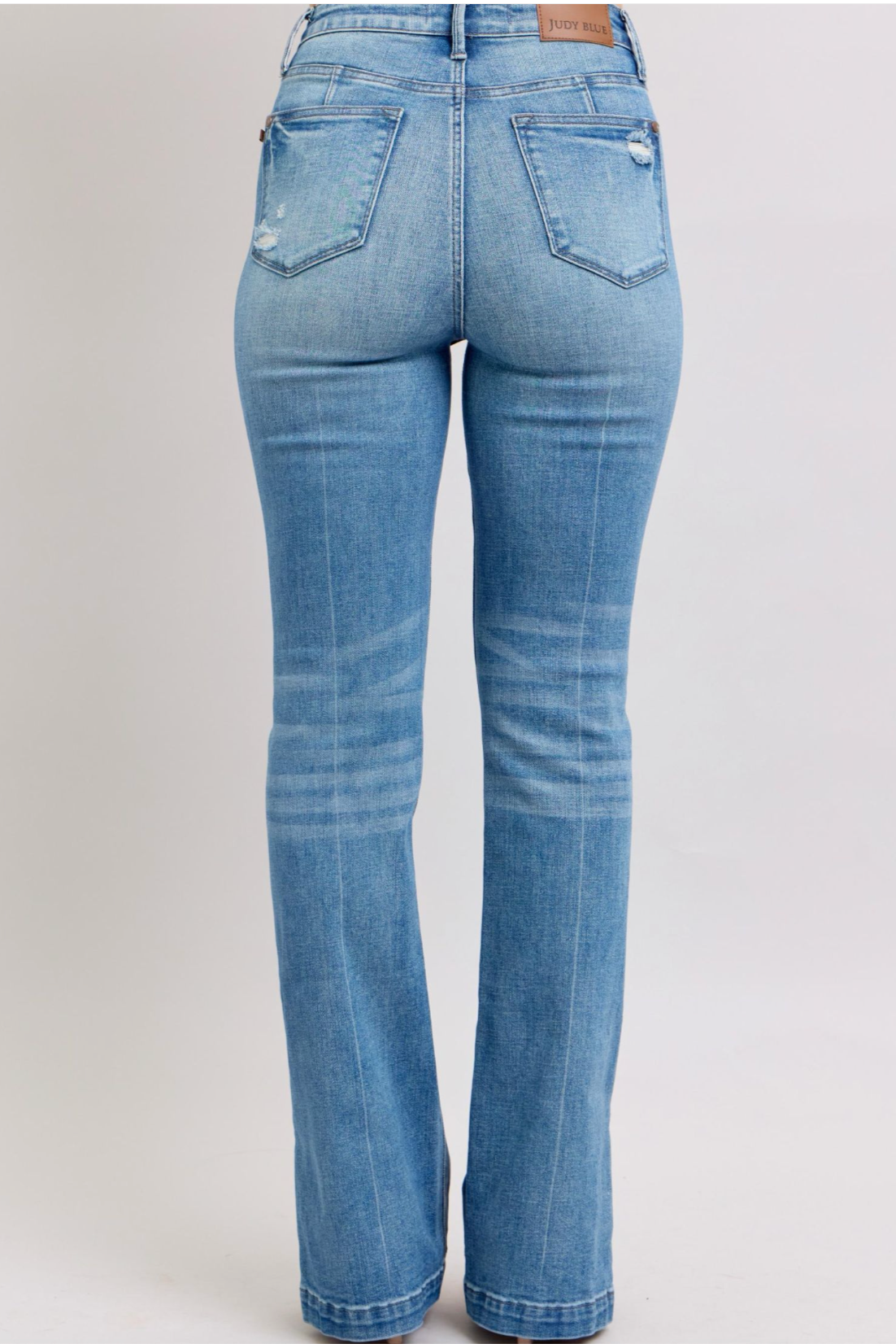 Heidi Side Slit Bootcut Jeans