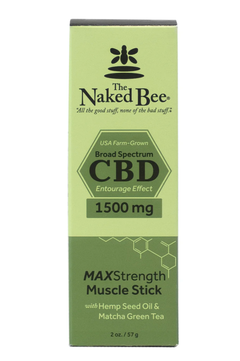 Naked Bee CBD MAXStrength Muscle Stick