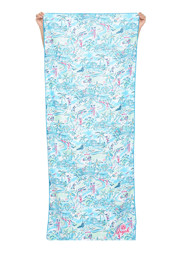 Surfs Up Microfiber Beach Towel
