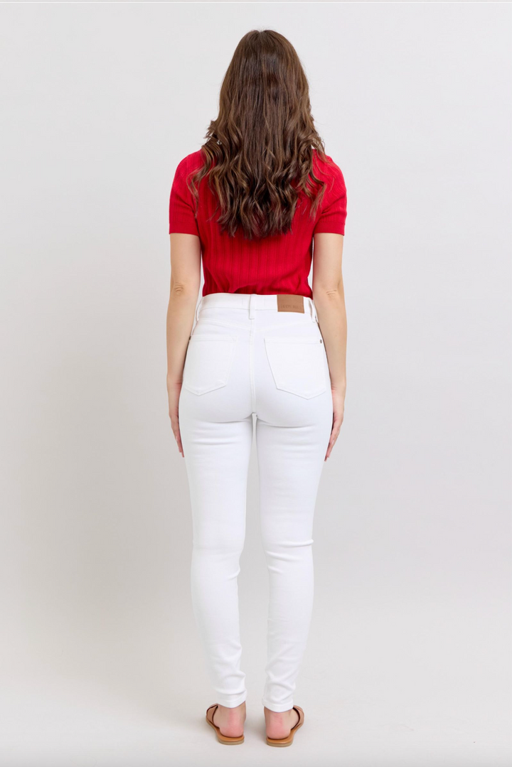 Sara White Skinny Jeans