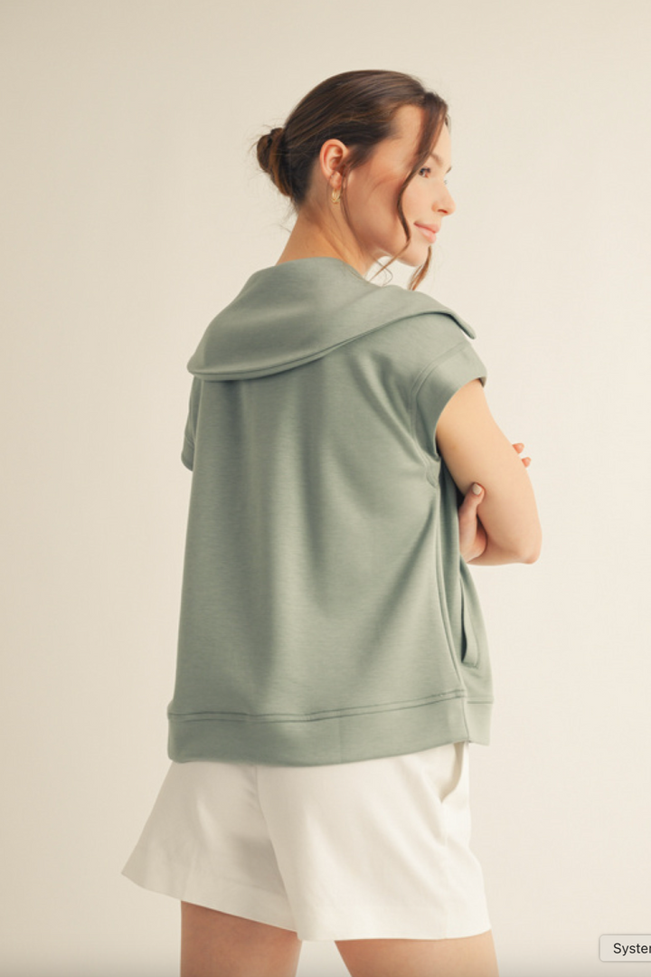 Sage Short Sleeve Top