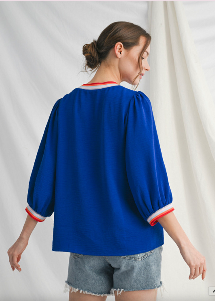 Doris 3/4 Sleeve Top