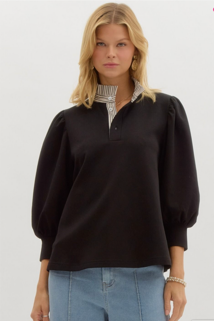 Rachel 3/4 Sleeve Top