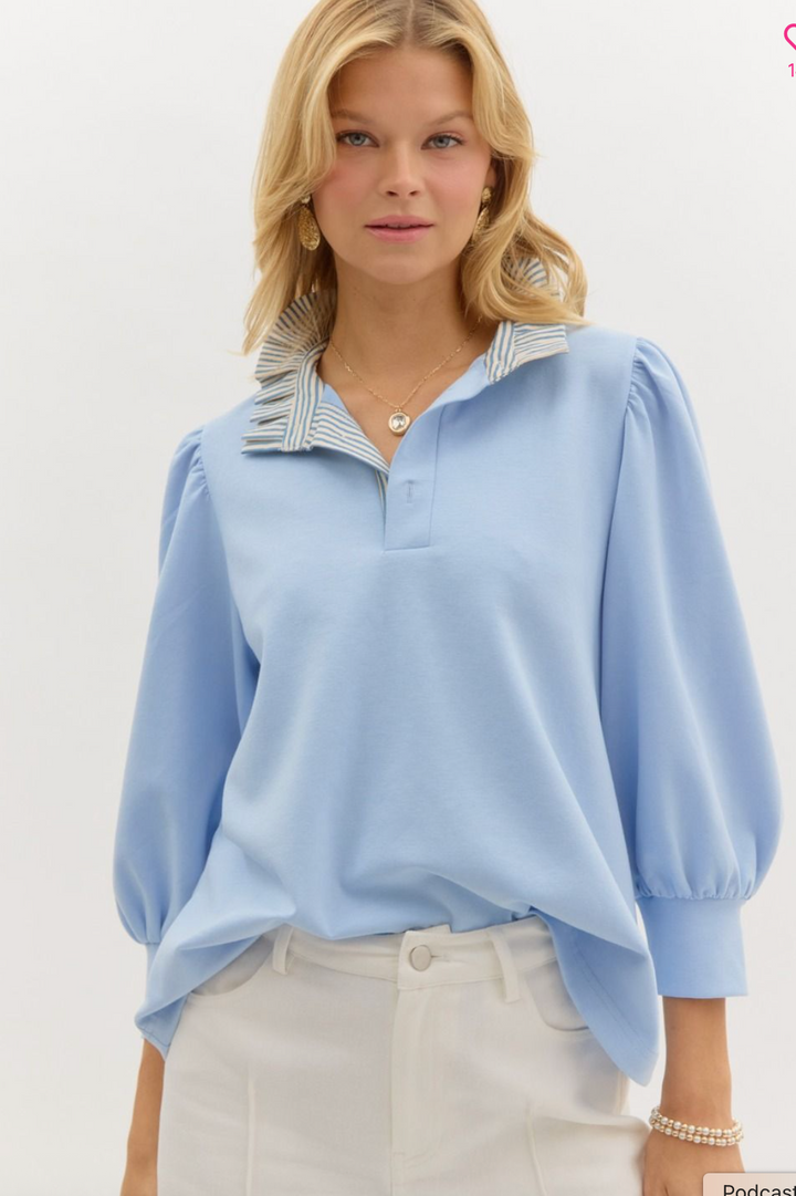 Rachel 3/4 Sleeve Top