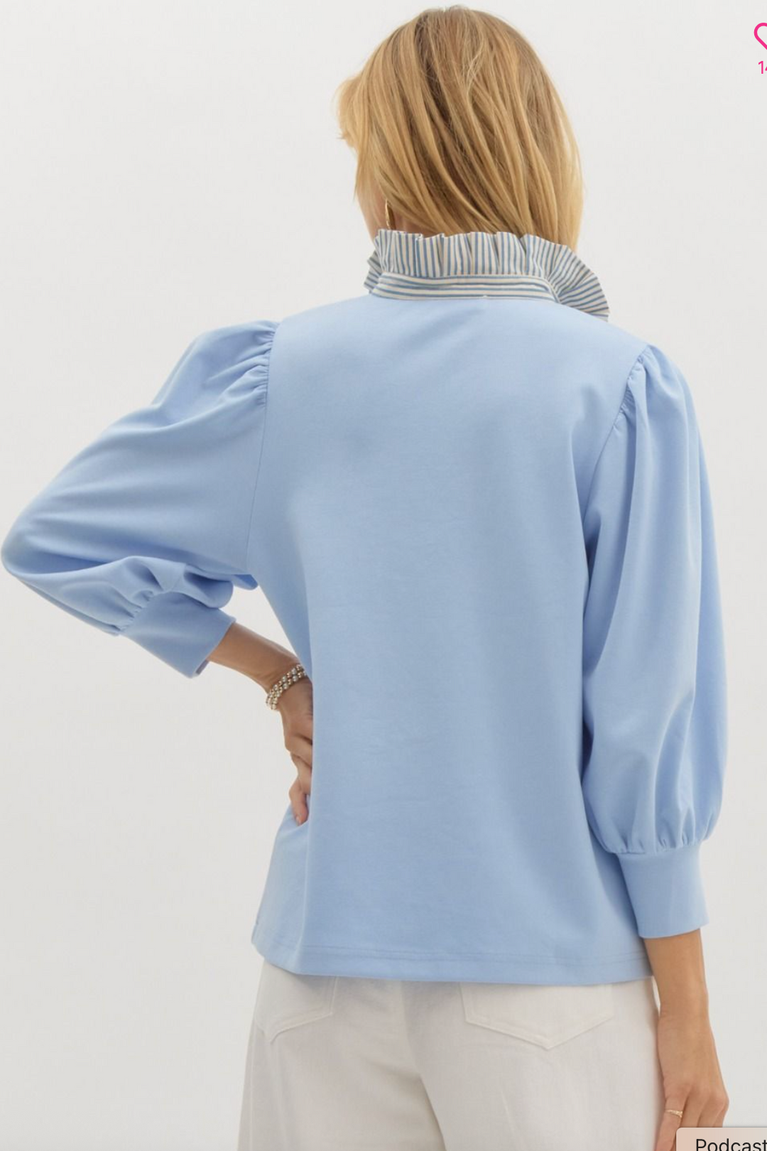 Rachel 3/4 Sleeve Top