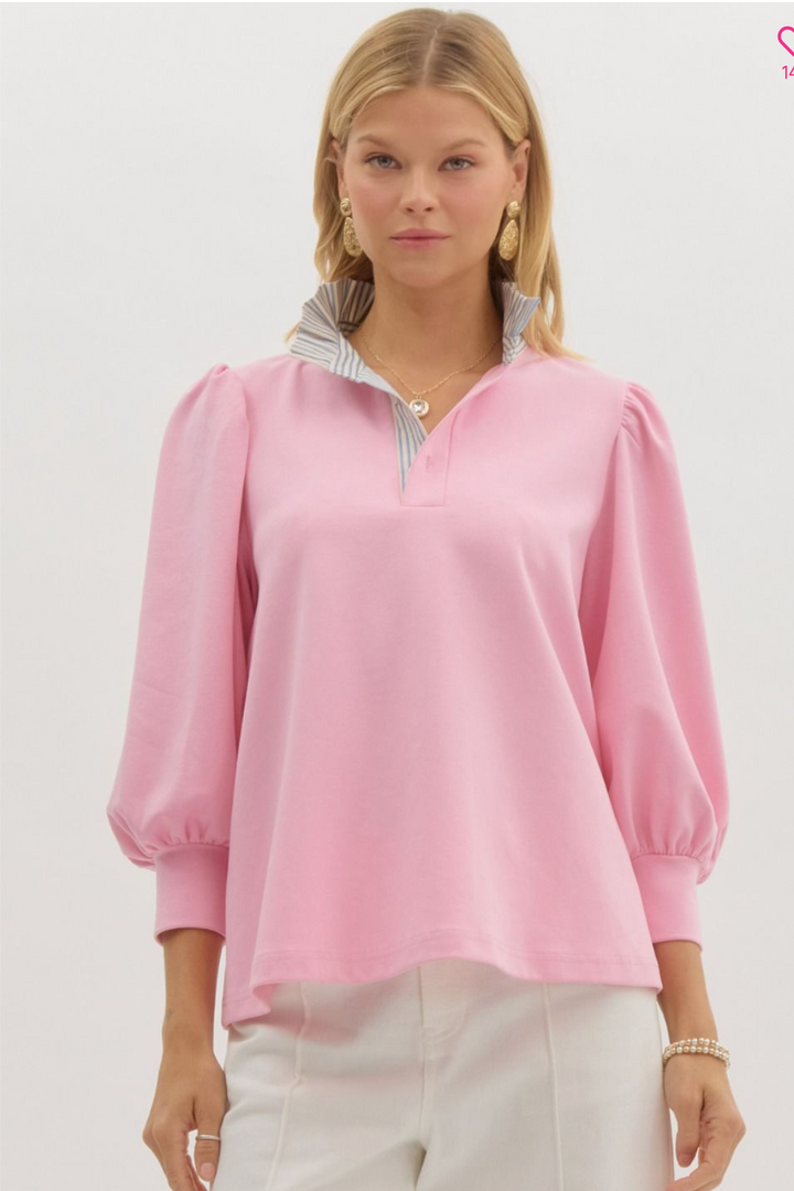 Rachel 3/4 Sleeve Top